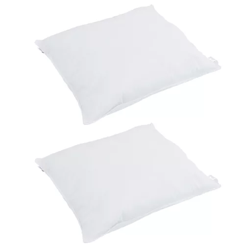  Párnák 2 pcs Fehér 65 x 65 cm 130gsm 100% pamut