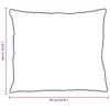  Párnák 2 pcs Fehér 60 x 70 cm 130gsm 100% pamut