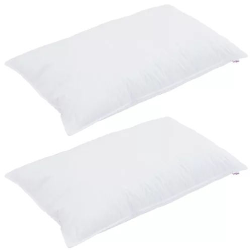  Párnák párnával 2 pcs Fehér 40 x 80 cm 130gsm 100% pamut