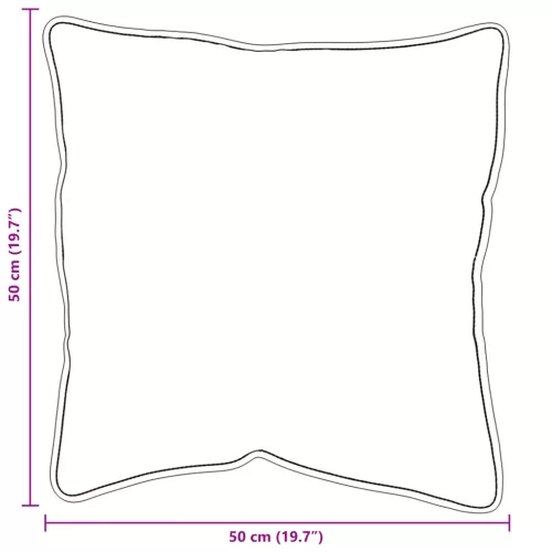  Párnák 2 pcs Fehér 50 x 50 cm