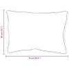  Párnák 2 pcs Fehér 50 x 75 cm