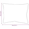  Párnák 2 pcs Fehér 60 x 80 cm