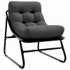  Kerti bútor 2 pcs Fekete 60,5 x 81 x 71 cm Porszórt acél