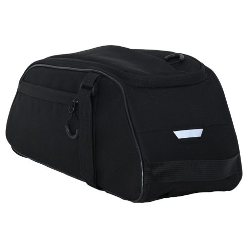  Kerékpáros Táska a Pannier Tartóhoz 8 L Fekete 38x16x16 cm