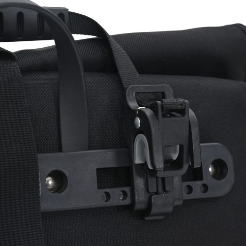  kerékpáros táska Pannier Rack 20L Fekete 34x16x59 cm