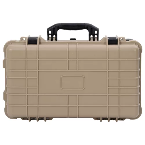  Kerekes Védő Kemény Tok Kihúzható Fogantyúval Homokszínben