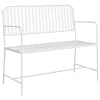  Pad Fehér Fém 103.5 x 51.5 x 90 cm Tartós Kültéri pad
