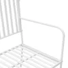  Pad Fehér Fém 103.5 x 51.5 x 90 cm Tartós Kültéri pad