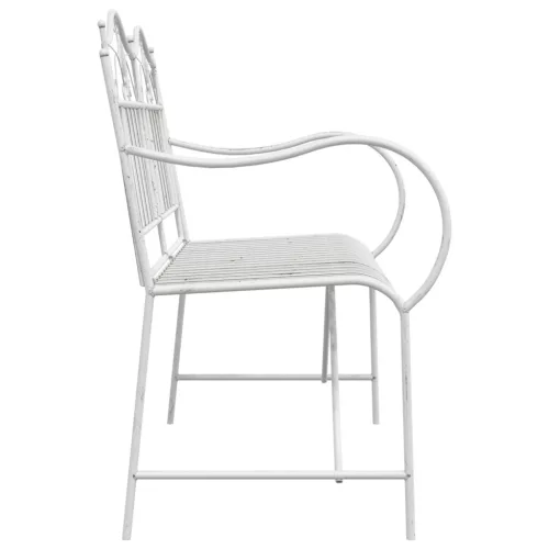  Pad Fehér Fém 103,5 x 59 x 89 cm Tartós Kültéri pad