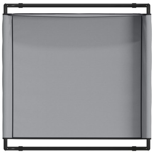  Emelt Kutyaágy Világosszürke L Oxford Szövet és Acél