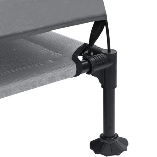  emelt kutyaágy levehető tetővel világosszürke XL acél