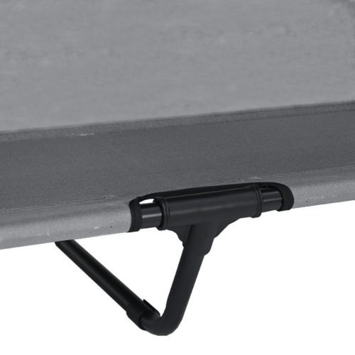  emelt kutyaágy levehető tetővel világosszürke XL acél