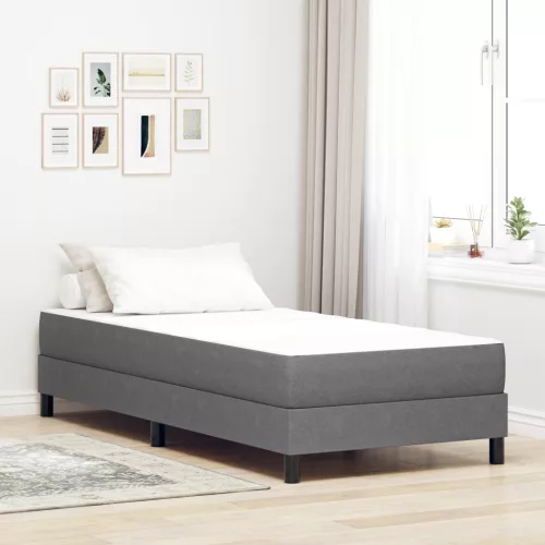  Zsebtavas matrac Világosszürke Közepes 80x200x20 cm Szövet
