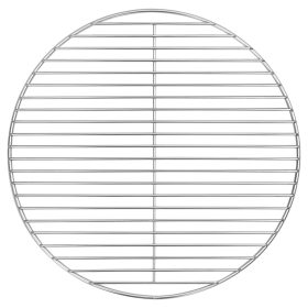  BBQ Grill Rács Ezüst Ø43 cm Rozsdamentes acél