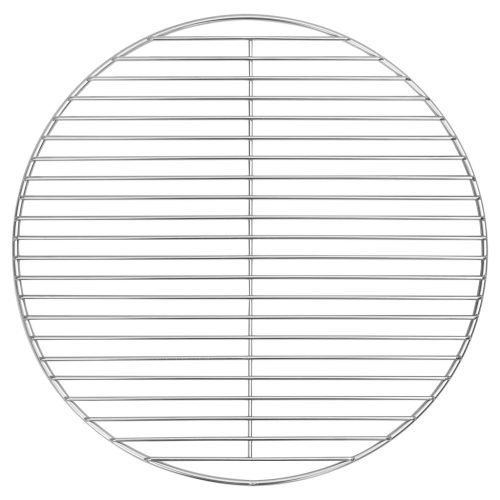  BBQ Grill Rács Ezüst Ø43 cm Rozsdamentes acél