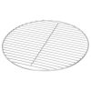  BBQ Grill Rács Ezüst Ø43 cm Rozsdamentes acél
