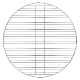  BBQ Grill Rács Ezüst Ø57 cm Rozsdamentes Acél