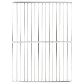  BBQ Grill Rács Téglalap 40x30 cm 304 Rozsdamentes Acél