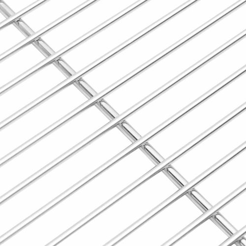  Grill rács Ezüst 50 x 35 cm Rozsdamentes acél
