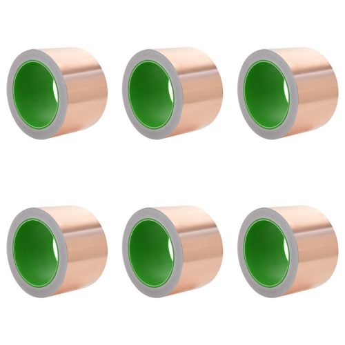  Réz szalag 6 pcs Réz 2000 x 5 cm Réz, akril irányító ragasztó