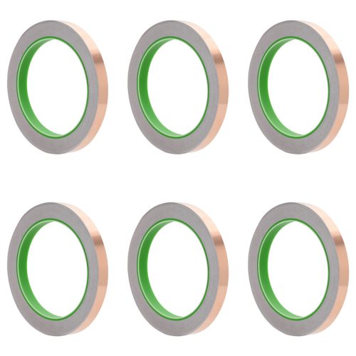  Réz szalag 6 pcs Réz 2000 x 5 cm Réz, akril irányító ragasztó