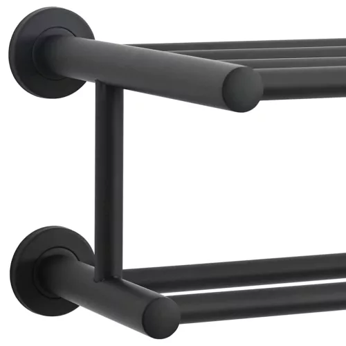  Törölközőtartó Fekete 61 x 23 x 17 cm Rozsdamentes acél