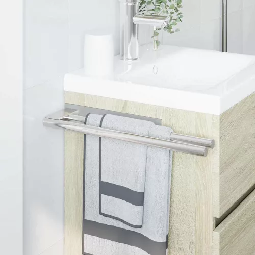  Törölközőtartó Ezüst 40 x 9 x 4 cm Rozsdamentes acél