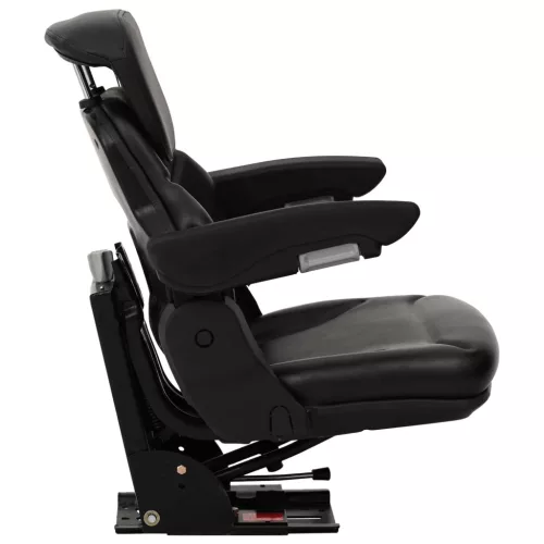  Traktor ülés felfüggesztéssel Fekete 60 x 58 x 72 cm