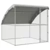  Csirkeketrec Ezüst 2 x 2 x 2 m Horganyzott acél