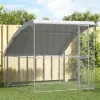  Csirkeketrec Ezüst 2 x 2 x 2 m Horganyzott acél