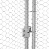  Csirkeketrec Ezüst 2 x 2 x 2 m Horganyzott acél