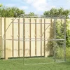  Kutyaház tárolóval Ezüst 2 x 2 x 2 m Acél