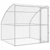  Kutyaház tárolóval Ezüst 2 x 2 x 2 m Acél