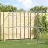  Kutyaház tárolóval Ezüst 2 x 2 x 2 m Acél