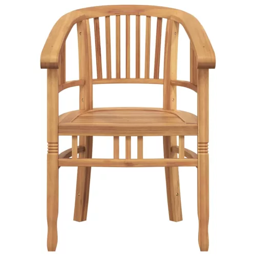  Kerti székek 2 pcs Barna 63 x 58 x 89 cm Tömör tíkfa