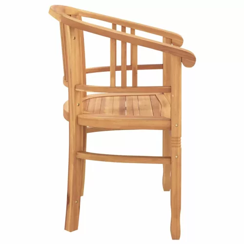  Kerti székek 2 pcs Barna 63 x 58 x 89 cm Tömör tíkfa