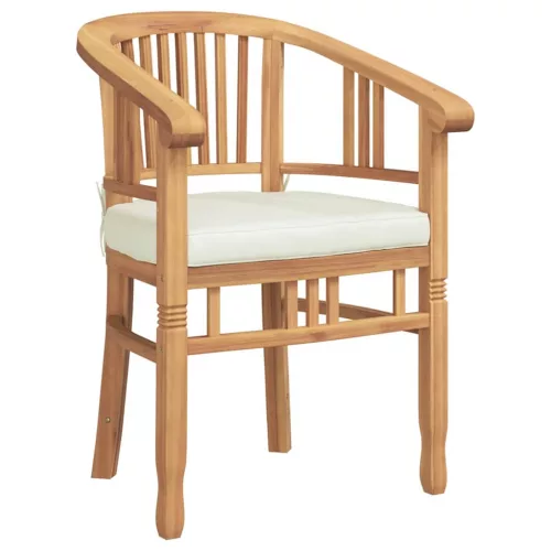  Kerti székek 2 pcs Barna 63 x 58 x 89 cm Tömör tíkfa