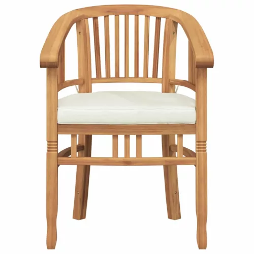  Kerti székek 2 pcs Barna 63 x 58 x 89 cm Tömör tíkfa