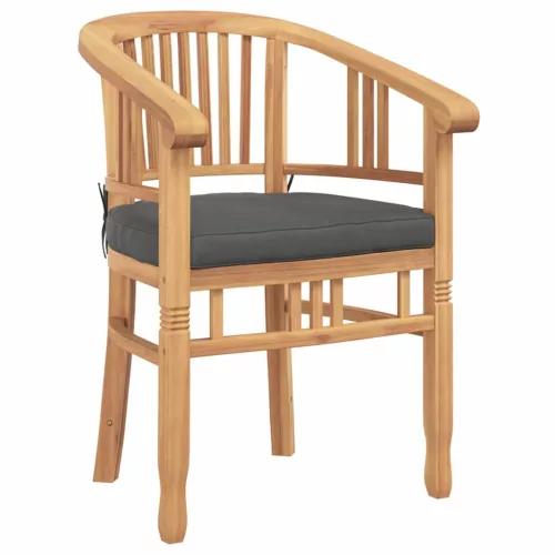  Kerti székek 2 pcs Barna 63 x 58 x 89 cm Tömör tíkfa