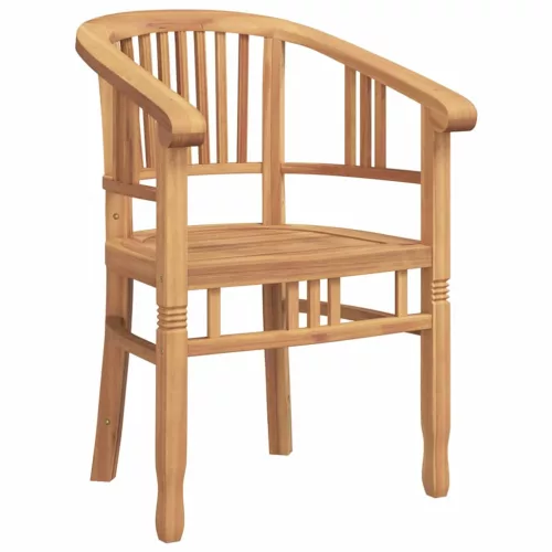  Kerti székek 2 pcs Barna 63 x 58 x 89 cm Tömör tíkfa