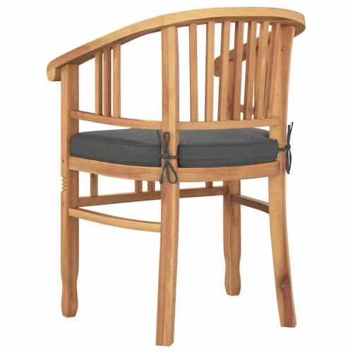  Kerti székek 2 pcs Barna 63 x 58 x 89 cm Tömör tíkfa