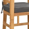  Kerti székek 2 pcs Barna 63 x 58 x 89 cm Tömör tíkfa