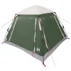  Azonnali sátor esővédővel 3 személyes gyorskioldóval Zöld