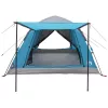  Azonnali sátor esővédővel 3 személyes gyorskioldóval Kék