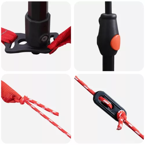  Azonnali sátor tárolóval Azure kék 260 x 260 x 185 cm Acél