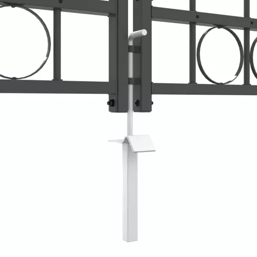  Kerti Kapu Íves Födelével Szürke 500 x 100 cm Acél