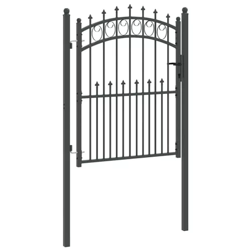  Kapu tüskékkel Szürke 150 x 100 cm Porszórt Acél