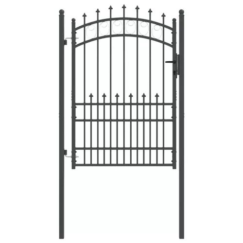  Kapu tüskékkel Szürke 170 x 100 cm Porszórt Acél