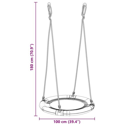  Fészek hinta Kék 100 x 100 x 180 cm Műanyag
