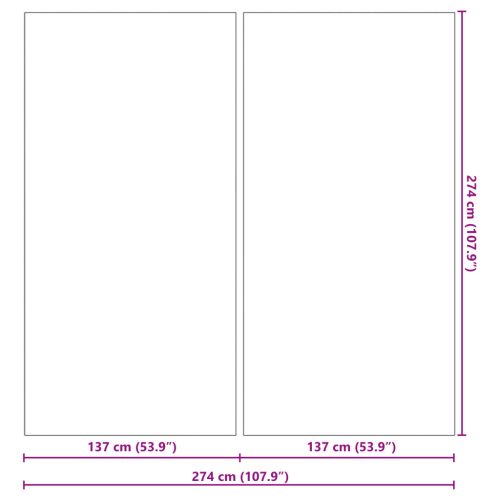  Négyzet alakú medencefedezék Világosszürke Poliészter 274 x 274 cm